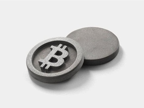 bitcoin Münzen und Abzeichen bill blockchain Münze crypto kryptogeld Währung dollar äther des Astraleums euro litecoin der Bergbau nicht low poly Pfund 3d print model - Mito3D