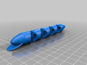 swim bait nez trou L'impression 3d 3d print model - Mito3D
