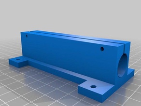 lm8uu long 100mm 3d printing holder y-axis 3d print model - Mito3D