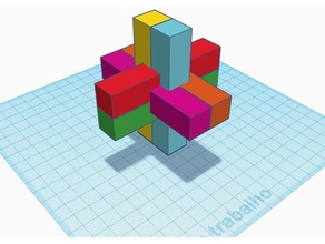 mente puzzle 6pcs i 3d print model - Mito3D