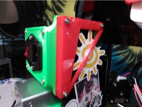 powerbox staffa di anet a6 Stampante 3d parti montaggio 3d print model - Mito3D