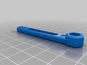 my customized hex wrench 2 sizes openscad 5-7 hand tools 3d print model - Mito3D