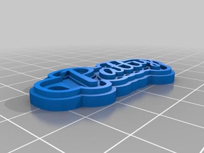 patty keychains customized 3d print model - Mito3D