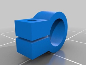 abrazadera 3d printer parts parametric 3d print model - Mito3D