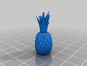 ananas reupload food & drink 3d print model - Mito3D