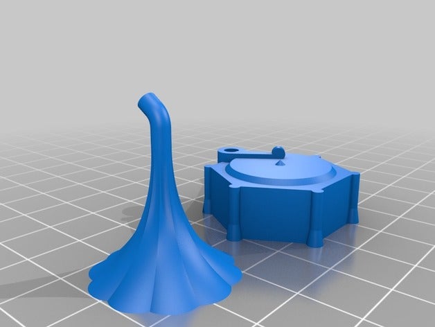 gramophone reupload music 3D print model - Mito3D