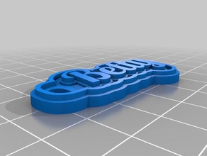 betty llavero llaveros personalizado 3d print model - Mito3D