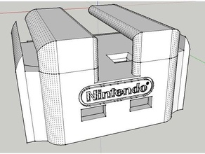 super nintendo mini carry case containers classic 3d print model - Mito3D