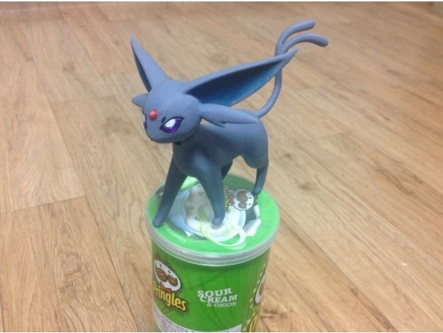 espeon se séparèrent les créatures pokemon chiffres 3D print model - Mito3D