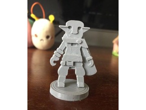 firbolg 28mm - 28chibi people dnd dungeons dragons flatminis miniature 3d print model - Mito3D