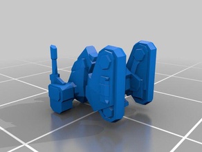 bulldog 1 - robot model robots 3d print model - Mito3D