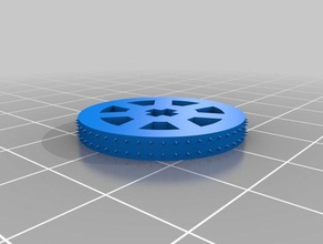 spiked wheel v10 mechanical toys customized 3d print model - Mito3D