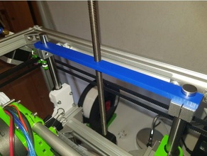 z ekseni hizalama aracı 12mm kılavuzu 8mm kurşun vida raylar 3d yazıcı parçaları hiperküp 3d print model - Mito3D