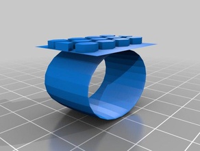 Petek yüzük 3d print model - Mito3D