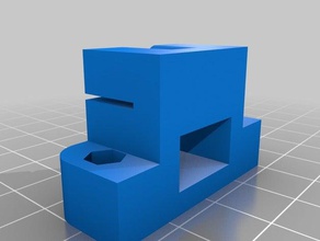 eixo y cinto de cama fixador Impressora 3d peças 3d print model - Mito3D