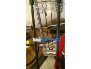 vara de borracha da banda apoio Impressora 3d acessórios delta impressora micro haste udelta 3d print model - Mito3D