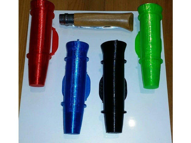 opinel n8 caso de la correa del arnés tpu portaherramientas y cajas el cuchillo 3D print model - Mito3D