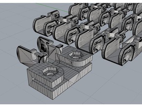 t-rex formbot artikuliert-Kabel-Behälter montieren 3d Drucker Zubehör 3d print model - Mito3D
