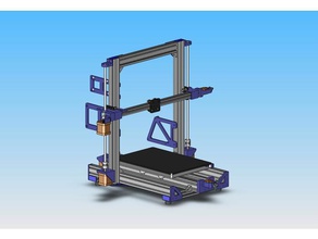 amv8 all-axis v-guide 3d printing 2020 v-slot extrusion 2040 v slot am8 upgrade z-axis z axis 3d print model - Mito3D
