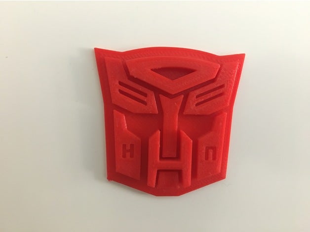 autobots logotipo Arte 2d 3D print model - Mito3D