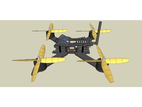 fpv quadro kit de 220mm diy 3d print model - Mito3D