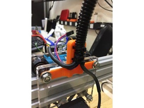 eleksmaker laser a3 pro cable support parts 3d print model - Mito3D