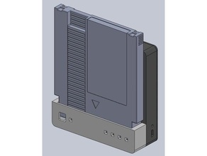 nes micro jogos de vídeo diy nintendo entertainment system portátil 3d print model - Mito3D