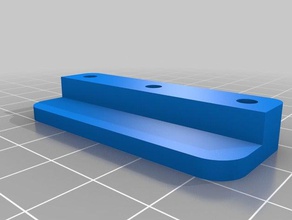 5mm plexiglass bracket 3d printing ikea ikeahack hack lack mounting plexi plexiglas 3d print model - Mito3D