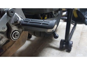 footrest bolt 8mm - short edition automotive bike motorbike motorcycle mt7 yamaha 3d print model - Mito3D