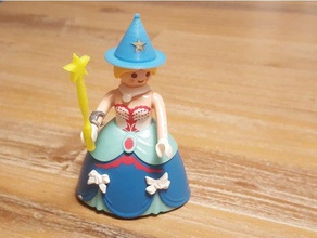 playmobil fairy hat magic wand toy & game accessories 3d print model - Mito3D