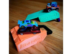 racebox mini jouets & accessoires de jeux la boîte voiture rampe mallette transport cas die cast les charnières hot wheels d'allumettes 3d print model - Mito3D