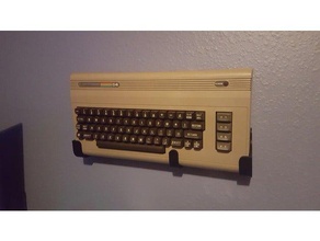 commodore 64 duvara monte edin elektronik c64 retro bilgisayar dekor bölmesi bulunur montaj 3d print model - Mito3D