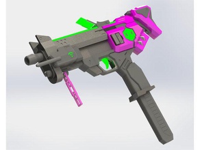 sombra olivia coloma machine pistol los muertos skin costume cosplay prop weapon gun overwatch 3d print model - Mito3D