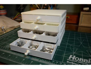 customizible organazier hobby box anpassbare diy Veranstalter 3d print model - Mito3D