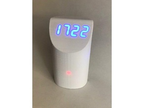 gps clock electronics adafruit case 3d print model - Mito3D