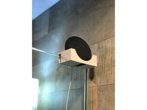 google mini-Dusche mit Tür-Halter audio 3d print model - Mito3D