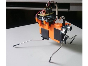 arduino inseto robótica o uno servo projeto de fim semana 3d print model - Mito3D