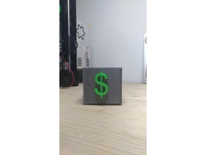 Geld-box Container Halter ganzes Geld piggy bank 3d print model - Mito3D