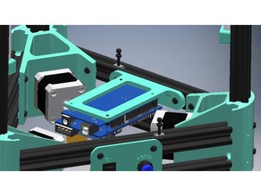 astrokossel arduino ramps holder 2020 3d printer parts kossel mini 3d print model - Mito3D
