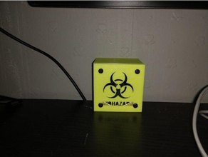 bio-hazard speaker box 3d printing 3d print model - Mito3D