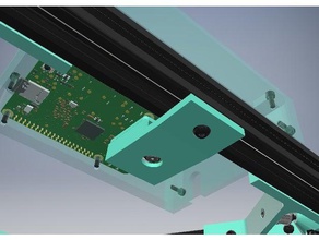 astrokossel raspberry pi support d'appareil-photo L'imprimante 3d de pièces arduino astroprint kossel 2020 mini octoprint la caméra camera cas 3d print model - Mito3D