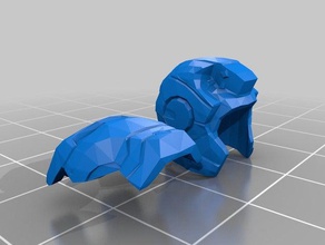 lego iron man helmet remix toy & game accessories ironman 3d print model - Mito3D