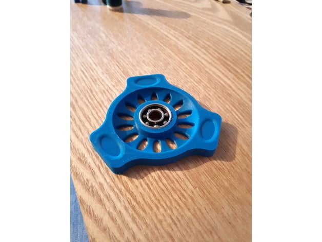 elíptica fidget spinner juguetes mecánicos 3D print model - Mito3D