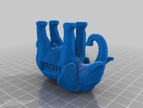 3d-slash elephant t 3d print model - Mito3D