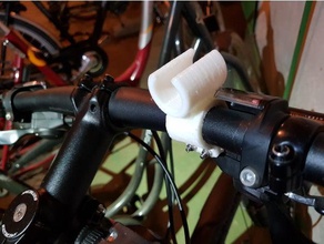 generic bike flashlight mount sport & outdoors 3d print model - Mito3D