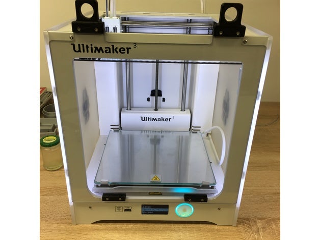 ultimaker 3 front door no damage printer 3d accessories um3 t r 3D print model - Mito3D