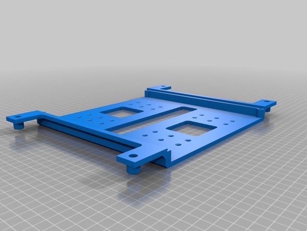 piastra carrello y per mendelmax 15 Stampante 3d parti 3D print model - Mito3D