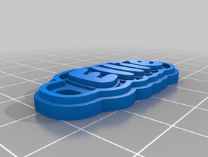 ellie keychain-2 Schlüsselanhänger kundengebundene 3d print model - Mito3D