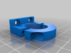 anet a8 rear bed level sensor holder - modified 3d printer parts 3d print model - Mito3D