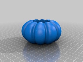 pumpkin planter halloween 3d print model - Mito3D